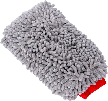 Premium Chenille Car Wash Mitt, Scratch and Lint Free